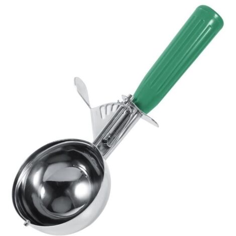 Cuillère à glace pratique en acier inoxydable pour fruits avec manche en plastique Outil de cuisine (6,5 cm) JA516 (1/4)