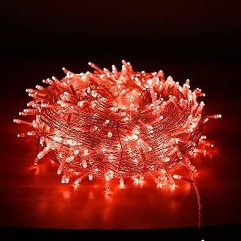 (Rouge)Guirlande Lumineuse 100M 800 LED - Rouge - 8 Modes - Etanche IP44 (1/4)