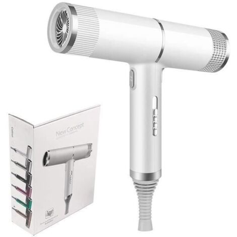 Sèche-Cheveux ionique Professionnel 1200W - 3 Températures - Vent chaud et froid