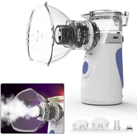Nébuliseur ultrasonique Portable Mini Atomiseur Domestique Batterie Remplaçable pour Asthme et MPOC H040F (1/4)