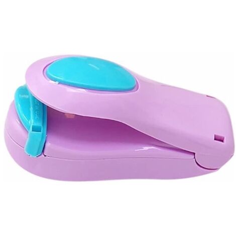 (Purple)Mini Scelleur - Portable - Thermoscelleuse Alimentaire - Couleur Violet - Compacte - Multifonctionnelle (1/4)