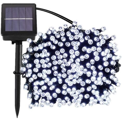 30M 300LED Guirlandes Lumineuses Solaires 8 Modes Étanche Blanc Lumière Guirlande Lumineuse Extérieur Décoration pour Jardin T[548] (1/4)