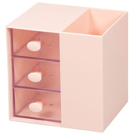 Pot à crayons, organiseur de bureau pour stylos, fournitures de papeterie, pot à crayons pour bureau, école, 12 x 12 x 10 cm (1/5)