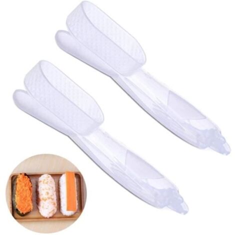 Moule à Sushi 2 PCS Cuisine Bento Sushi Onigiri Moule Outil Carré Boule de Riz Moule Onigiri DIY Cuisine Outils pour Restaurants (1/4)