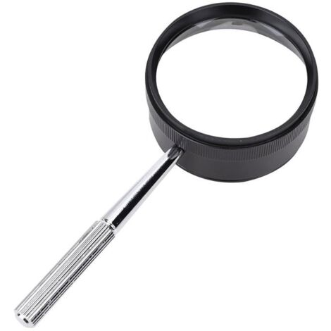 Loupe portative 35X loupe d'identification lentille Optique Polyvalente avec poignée détachable Loupe à Main pour Laboratoire (1/5)