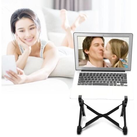 Support d'ordinateur portable, NEXSTAND Table de support pliable à hauteur réglable Lapdesk pour ordinateur portable (1/4)