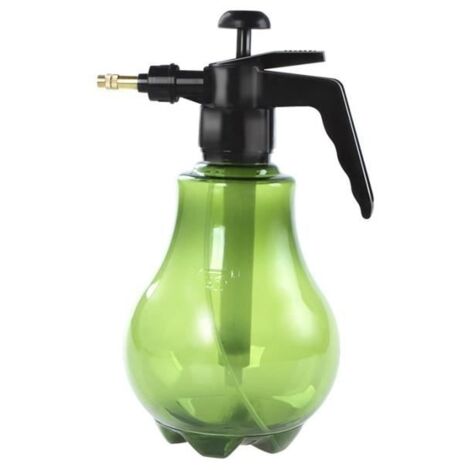 Arrosage de la pression des ménages Bouteille de pulvérisation Arrosoir Pot de jardinage Petit pulvérisateur Vert Olive (1.5L) (1/4)