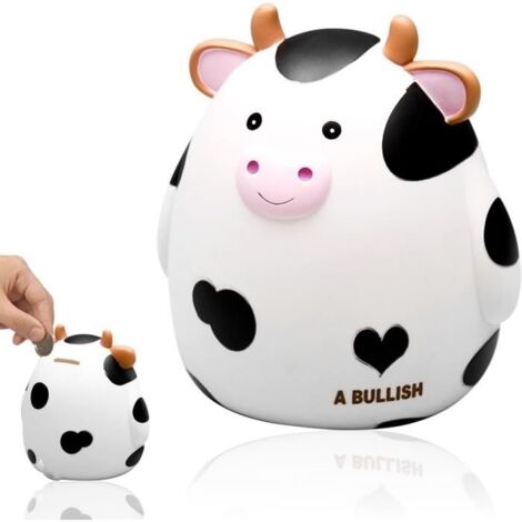 (Vache (couleurs non spécifiées))Tirelire Vache - Vinyle - Enfant - Cadeau Anniversaire Noël (1/4)