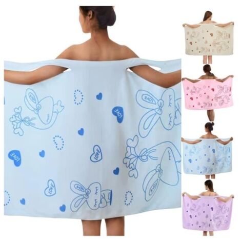 Serviette de Bain - GÉNÉRIQUE - Microfibre - Douceur - Séchage Rapide - Taille Unique (1/4)
