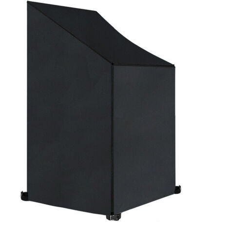 Housse Chaise de Jardin Empilable 6575120/85CM, 420D Oxford Imperméable Bache de Protection Chaise de Jardin, Nero (1/4)