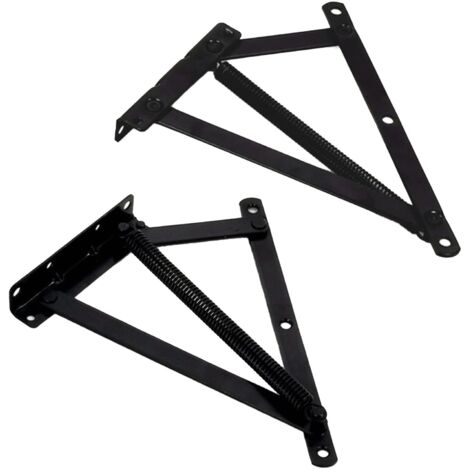 2 Pièces Charnière à Ressort Triangle, Charnière Pliable de Canapé, Charnière de Levage, Charnières de Boîte de Lit, Charnières Pliables pour Canapé, Boîte de Lit, Chaise de Canapé (1/5)