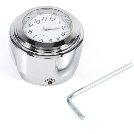 Monture de Guidon de Moto avec Chronomètre Horloge de Guidon de Moto Etanche (1/5)