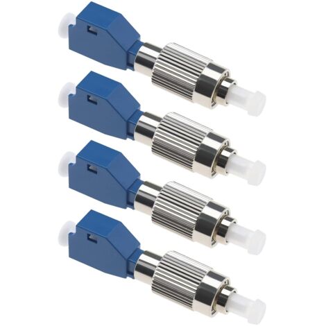 Adaptateur de localisation visuelle des défauts, connecteur fibre optique monomode FC/UPC mâle vers LC/UPC femelle, convertisseur pour la maintenance du réseau optique, 4 pièces (1/5)