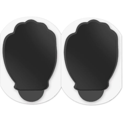 Easy@home Tens Machine Pads 16 2"x3" Électrodes adhésives réutilisables Tens Pads de remplacement pour Tens masseur d'impulsions électronique en forme de main (1/2)