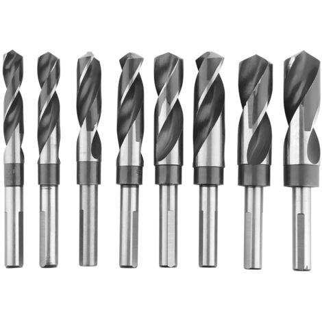HSS-Co Foret Hélicoïdal 8 pièces,14mm, 16mm, 18mm, 19mm, 21mm, 22mm, 24mm, 25mm Professional Forets à Métaux pour Métal et Acier Inoxydable (1/5)