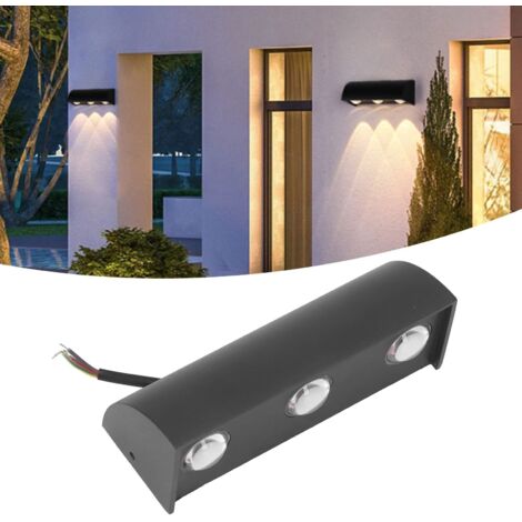 3W Aluminium LED Appliques Murales 3LEDs Glareless Doux Chaud Lumière Extérieure En Aluminium Simple Moderne Applique Salon Chambre Lampe De Chevet Bar KTV Allée Couloir Lampe (1/5)