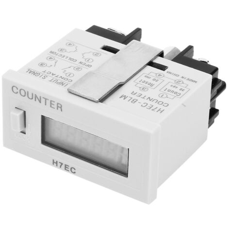 Compteur totalisateur électrique numérique H7EC BLM sans entrée de tension avec écran LCD à 6 chiffres