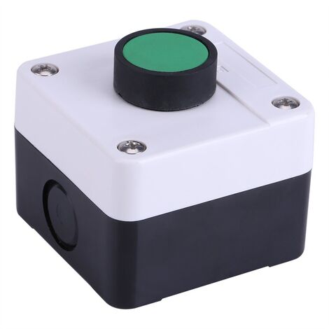 Bouton de déverrouillage de Portail, résistant aux intempéries, Vert, boîte de Commande à Bouton Poussoir pour ouvre-Portail (1/5)
