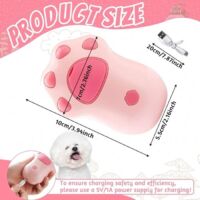Brosse Chien Chat à Vapeur, Brosse à Vapeur 3 en 1 pour Chat Steamy Brosse pour Chat Brosse Chiens Chats