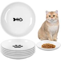 Gamelle Chat Ceramique Gamelle Chien,6Pcs Gamelle pour Chien, Gamelle pour Chat, Bol Chat, Gamelle Chaton, Gamelles pour Chats