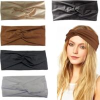 5 Pcs Bandeau Cheveux Femme,Bandeaux Mode pour Femmes,Bandeau Large Cheveux Femme,Yoga Sport Headband Bandeau Femme,Bandeau Cheveux