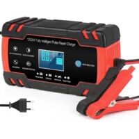 Chargeur de batterie - HUAFIY - 12/24V - 8A - 150AH - Intelligent et Tactile