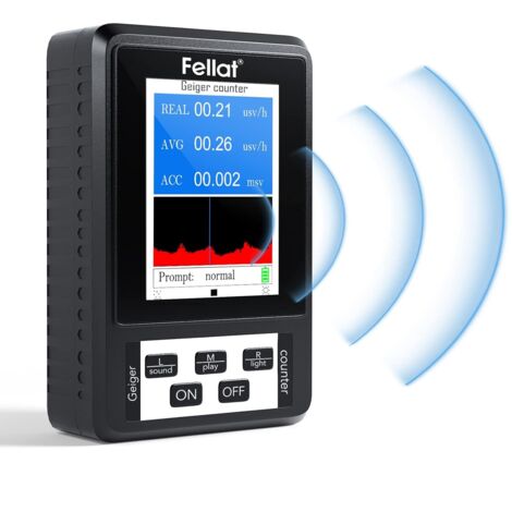 Contatore Geiger, rilevatore di radiazioni nucleari, rilevatore di radiazioni nucleari, monitor di raggi X beta-gamma, dosimetro Geiger portatile con schermo LCD
