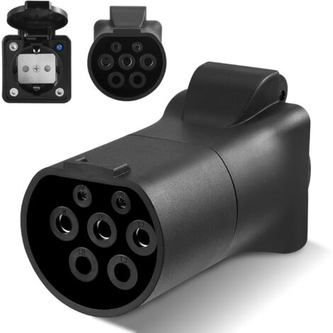 Adattatore di ricarica per veicoli elettrici da tipo 2 a Schuko – 3,5 kW 16 A 220 V – Portatile e resistente IP44 – Compatibile con veicoli elettrici con funzione V2L