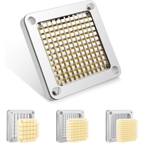 Tagliapatate professionale per patatine fritte,commerciale per patatine fritte,tagliaverdure con lame in acciaio inossidabile 304da 1/4",1/2" e 3/8"e piatto per alimenti, accessori, 1
