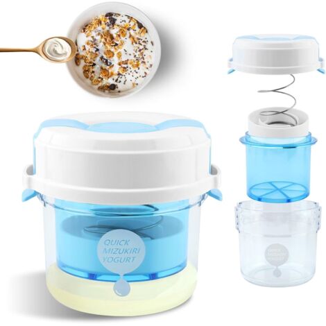 Filtro per yogurt greco con cestello a maglia ultrafine e molla di pressione, macchina senza BPA per yogurt denso fatto in casa, filtro di grande capacità per gli amanti del latte sano