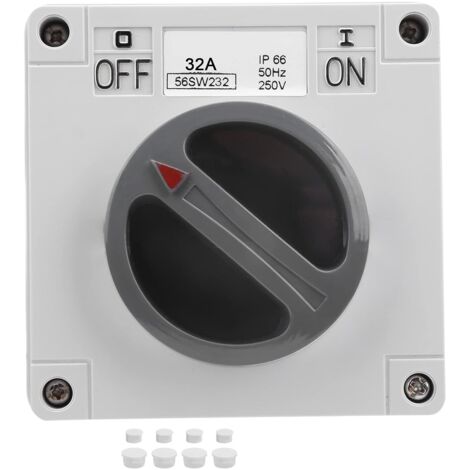 Priza combinata trifazica/schuko F-ELEKTRO, IP44, aplicat, 3P+N+E, 32A