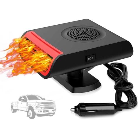 Riscaldatore per auto da 12 V, sbrinatore per parabrezza e riscaldatore ausiliario rapido - Funzione di ventilazione per veicoli, campeggio e uso portatile (1/5)