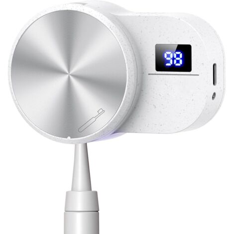 Limpiador/desinfectante UV para portacepillos de dientes, desinfectante para cepillos de dientes y fundas para portacepillos con ventilador de secado, estuche de limpieza portátil recargable para (1/5)
