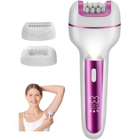 Depiladora eléctrica Epiluxe Osmo Original para mujer con cepillo exfoliante para axilas y brazos