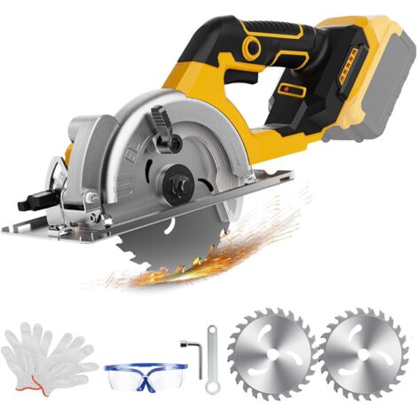 Sierra circular inalámbrica Dewalt de 55"para batería de18V/20V,sierra eléctrica con motor sin escobillas,ángulo de corte biselado de 0 a 45°,ideal para madera,plástico y metal (batería no incluida)