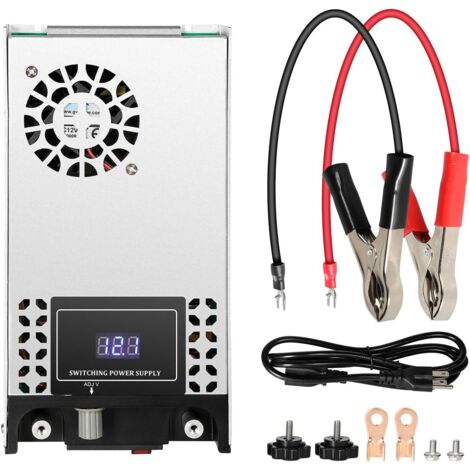 Fuente de alimentación conmutada, ajustable, de 230 V CA a 12 V CC Transformador para tiras LED, CCTV, proyectos informáticos e impresoras 3D, 0-15 V, 50 A, 600 W (1/5)