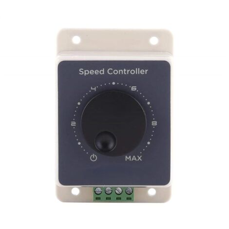 Controlador de velocidad de motor de 12 V, controlador de velocidad de motor con modulador de ancho de pulso PWM de 10 a 60 V CC y 20 A, carcasa impermeable