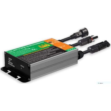 Microinversor MPPT de onda sinusoidal pura de 350 W, entrada de 38-50 V CA, salida de 180-260 V CA, para panel solar de 36 V, central eléctrica de balcón