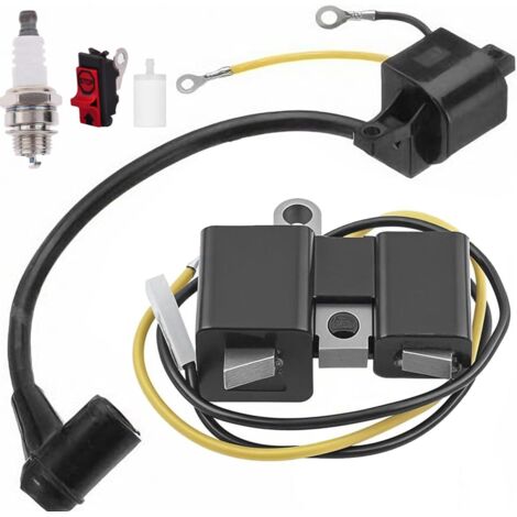 Kit de módulo de bobina de encendido para motosierra Husqvarna 61, 66, 162, 166, 266, 266XP, 266SE para motosierra Jonsered 630, 670 reemplaza 501516201, 501517201, 501546201, 501617201