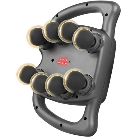 Pistola de masaje muscular con 8/16/24 cabezales, 9 modos y 90 velocidades, para aliviar dolores de espalda, piernas y cuerpo Ideal para hombres y mujeres (1/5)