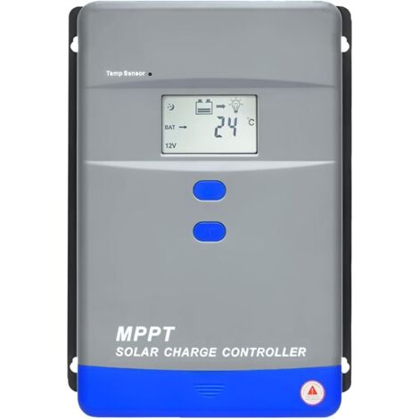 Controlador de carga solar MPPT, regulador automático de batería, pantalla LCD, entrada máxima para panel fotovoltaico de 1040 W a 5200 W para carga de baterías AGM, inundadas y de litio, 100A,12V/48V