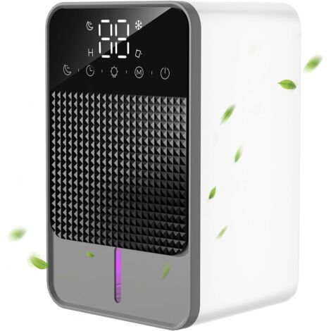 Pequeño deshumidificador eléctrico de bajo consumo para dormitorios y armarios, deshumidificador portátil y purificador de aire