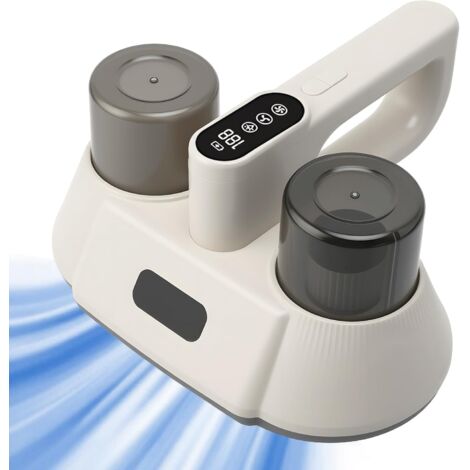 Aspiradora antiácaros para colchones Aspiradora absorbente portátil con filtro UV-C y ultrasónico HEPA para limpiar ropa de cama y pelos de mascotas