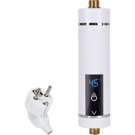 Mini calentador de agua electrónico instantáneo Btstil de 3,5 kW para ducha, baño y cocina