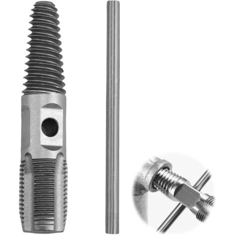 Juego de extractores de tornillos,extractor de tornillos de doble cabeza de1/2pulgada,extractor de tornillos de doble propósito para quitar tornillos dañados y reparar conexiones de roscas de tuberías