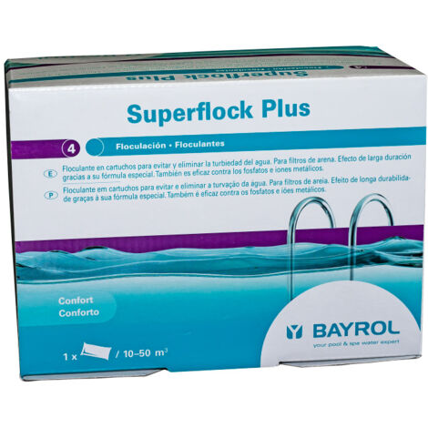 Floculante en Cartuchos Superflock Plus Bayrol