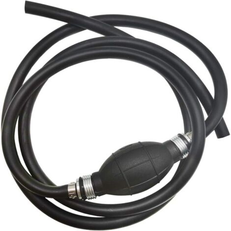 Kit d'assemblage de conduite de carburant en caoutchouc pour moteur hors-bord marin de 3/8 po avec colliers de serrage pour poire d'amorçage (1/4)