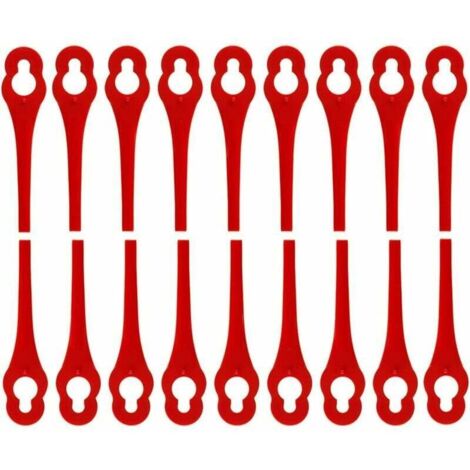 Lot de 100 Lames de Rechange pour Florabest Coupe Bordure LIDL FRTA 20 A1,FAT 18B2, FAT 18B3 (1/5)