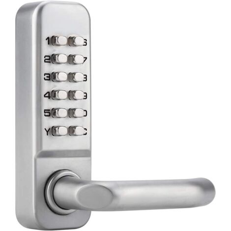 Gotrays – Serrure à code mécanique étanche – Combinaison 1 à 11 chiffres – Pour portes de bureau 30-60 mm – Alliage de zinc durable et sécurisé