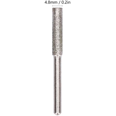 Affûteur de chaîne de tronçonneuse avec 20 meules diamantées Ti 4,8mm - Kit de rectification rotative pour chaînes 404/3/8" - Durable et efficace (1/5)